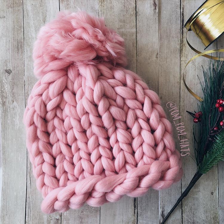 Single Color Merino Beanie - Knit Kit